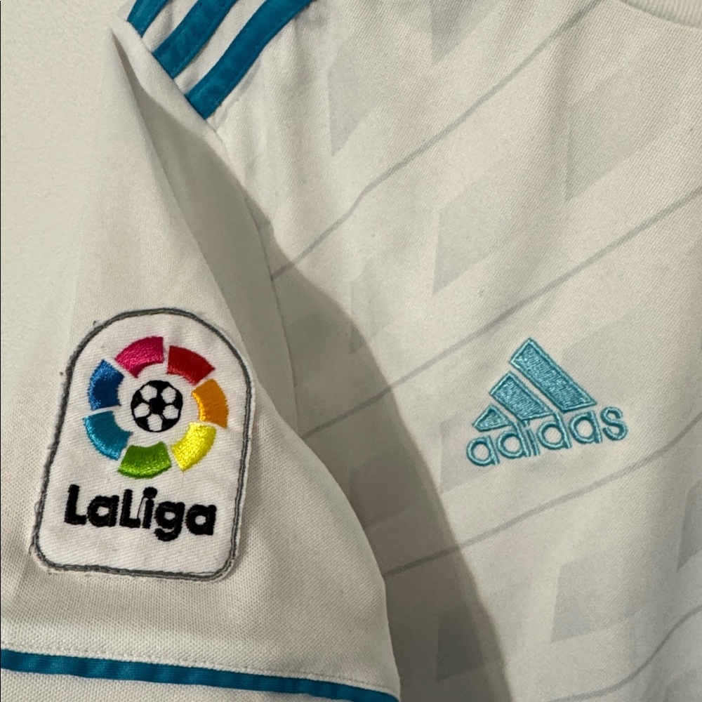 ADIDAS Men's Real Madrid Home Soccer Jersey 2017/18 - Picture 6 of 6